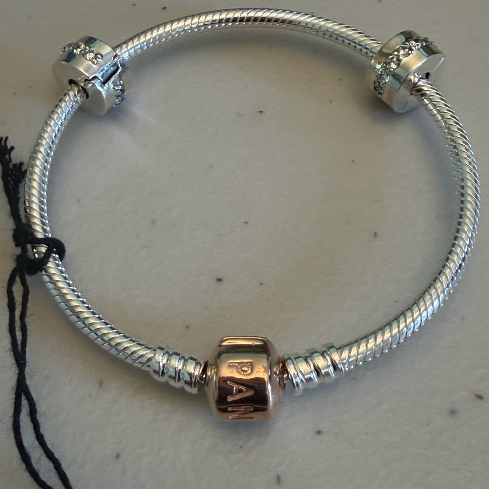 NEW Pandora Iconic Bracelet Gift Set, Rose Gold-Plated